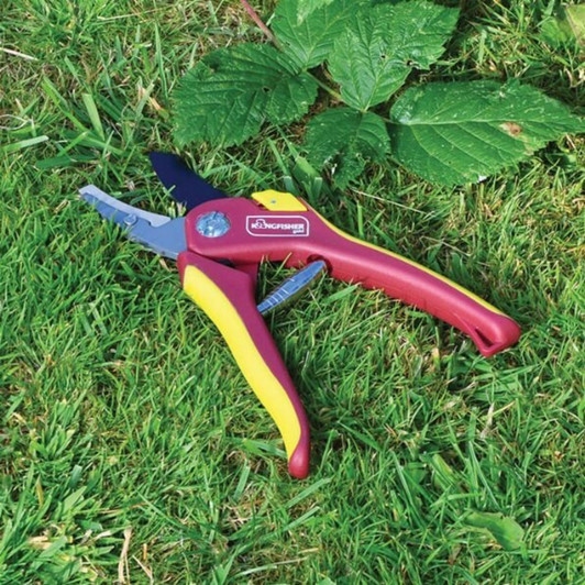 Kingfisher Garden Pro 8" Anvil Secateurs Non Stick Blade Lock closure for safety
