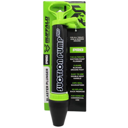 Buffalo Blaster PRO Air Suction Pump Toilet Unblocker Plunger with Rubber Seal
