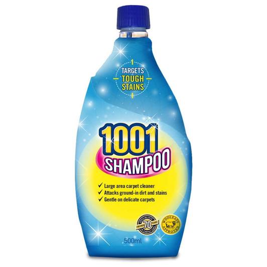 1001 Carpet & Upholstery Shampoo Cleaner Large & High Traffic Areas 500ml