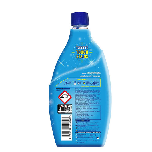 1001 Carpet & Upholstery Shampoo Cleaner Large & High Traffic Areas 500ml