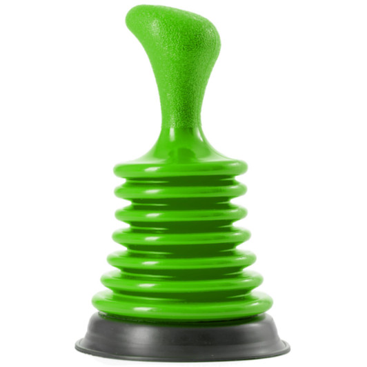 Buffalo Mini Concertina Plastic Plunger for Sink & Basin Easy to Use & Flexible