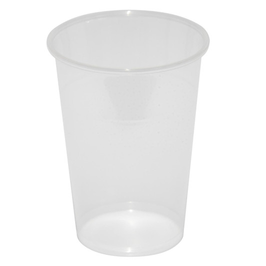 Caroline Clear Plastic Half Pint Tumblers / Disposable Cups - 350ml 18 Pack