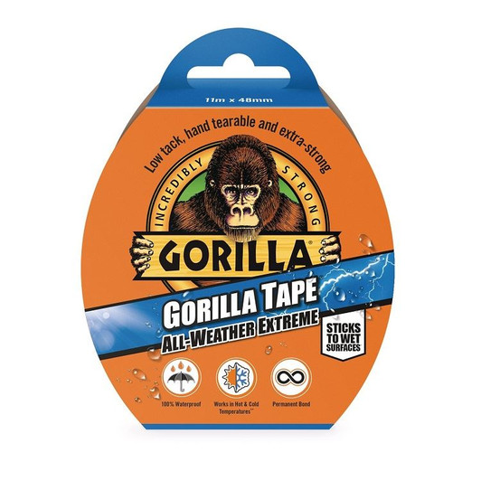 Gorilla Adhesive All Weather Resistant Extreme Tape 100% Waterproof 48mm x