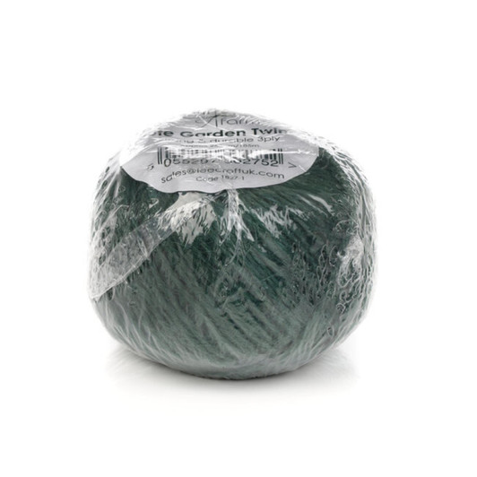 Mill Farm 3 Ply Green Jute Garden Twine Ball Easy to Use Large 250gm/ 180m