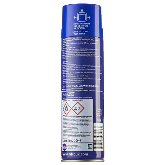 Nilco C2 Oven, Grill & BBQ Cleaner Spray Use on Horizontal & Vertical 500ml