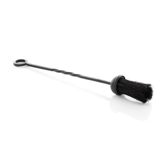 Leecroft Eye Fire Hearth Brush Cleaning Open Fires & Log Burners 18'' Black