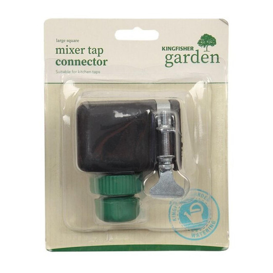 Kingfisher Large Square Mixer Tap Hose Connector Suitable for Kitchen Tap 621LCP
