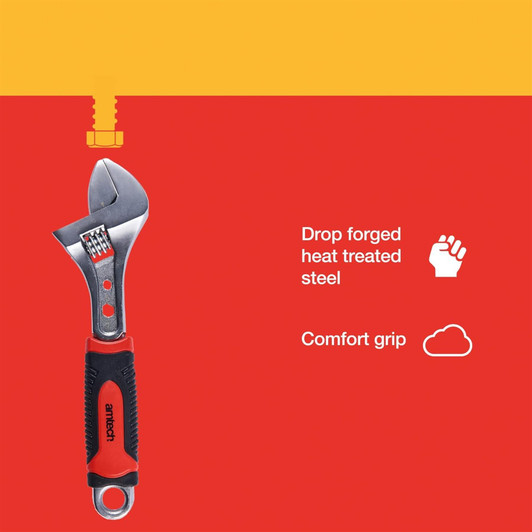 Amtech C1685 200mm (8") Adjustable Wrench
