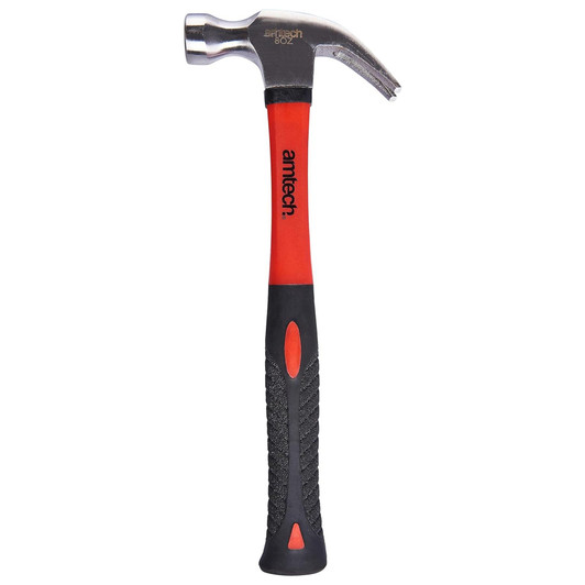 Amtech A0240 8oz (225g) Claw Hammer with fibreglass Shaft