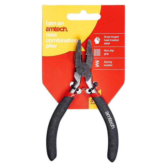Amtech Mini Combination Plier With Spring