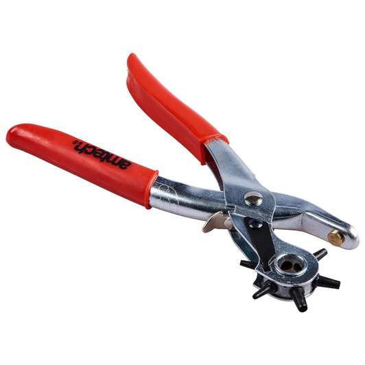 Amtech B1400 Revolving Leather Punch Plier, Hole Puncher for Belt, Canvas, Plastics, and Textiles