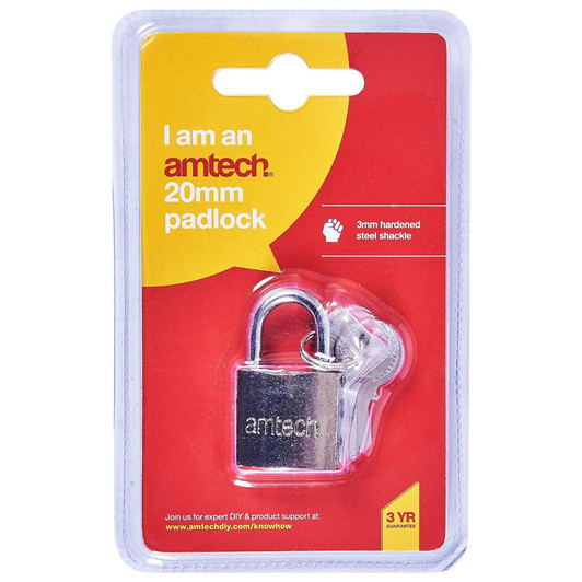 Amtech XXSEL20 20mm Padlock