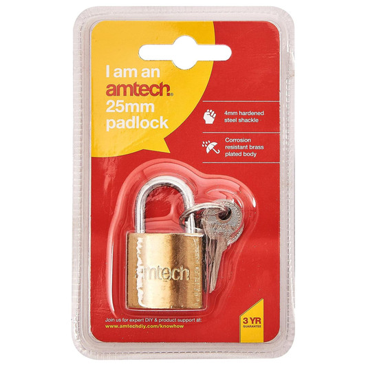 Amtech XXSEL25 25mm Padlock