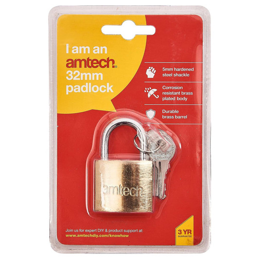 Amtech XXSEL32 32mm Padlock