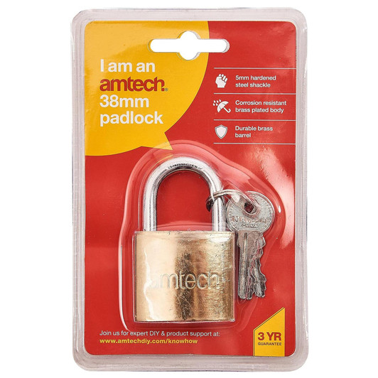 Amtech XXSEL02 38mm Padlock