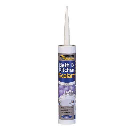 Everbuild Bath &amp; Kitchen Sealant C3 Cartridge White