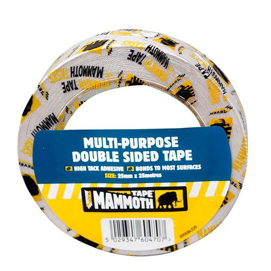 Everbuild Mammoth Multi-Purpose Double Sided Tape 25mm x 25m