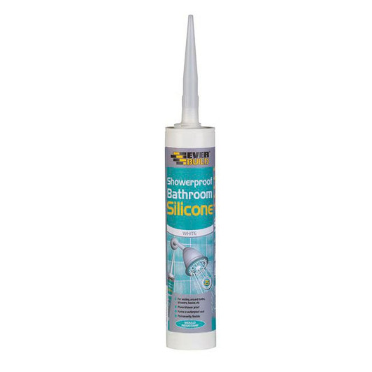 Everbuild Showerproof Bathroom Sealant C3 Cartridge White