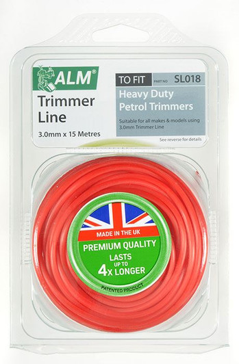 ALM Round Trimmer Line (15m X 3.0mm) For H/D Petrol Trimmers - SL018