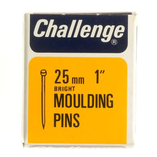 Challenge Bright Steel Moulding Pins (Veneer) 25mm 30g