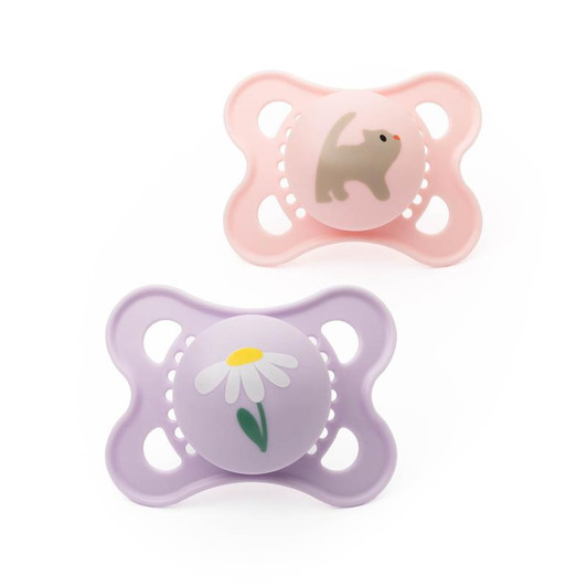 MAM Original Soother Pink Design 2-6m 2Pk