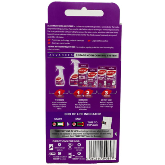 Acana Moth Monitoring Trap Refill 2pk