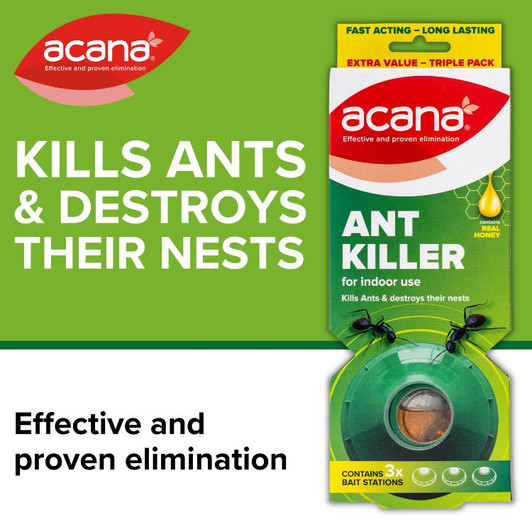 Acana Ant Killer Bait Stations 3pk