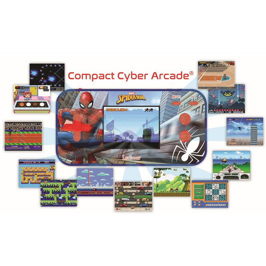 Lexibook Spider-Man Handheld Console Compact Cyber Arcade 150 Games
