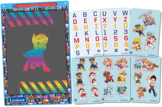 Lexibook Paw Patrol 11" Multicolor Learning Drawing E-ink Tablet with Stencils
