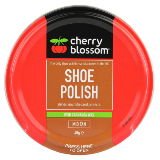 Cherry Blossom Shoe Polish Mid Brown/Tan