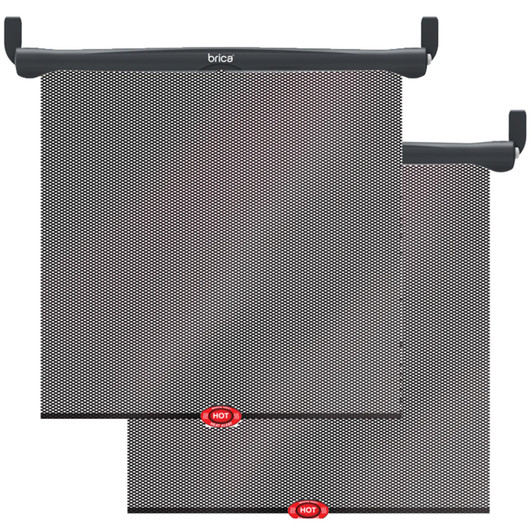 Munchkin Brica White Hot Sun Safety 35.6 x 43.2cm Car Roller Shade Pack of 2