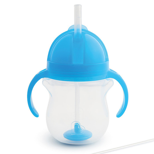 Munchkin Click Lock Tip & Sip Weighted Straw Cup Blue 207ml
