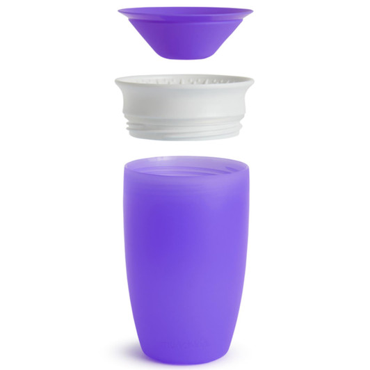 Munchkin Miracle 360 degree Sippy Cup 296ml For Ages 12+ months Purple