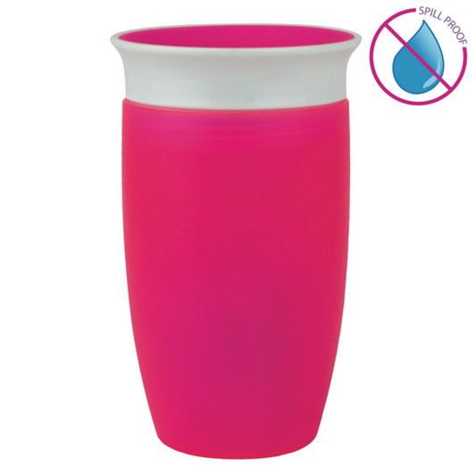 Munchkin Miracle 360 Sippy Cup Spill proof For Ages 12+ months 296ml - Pink