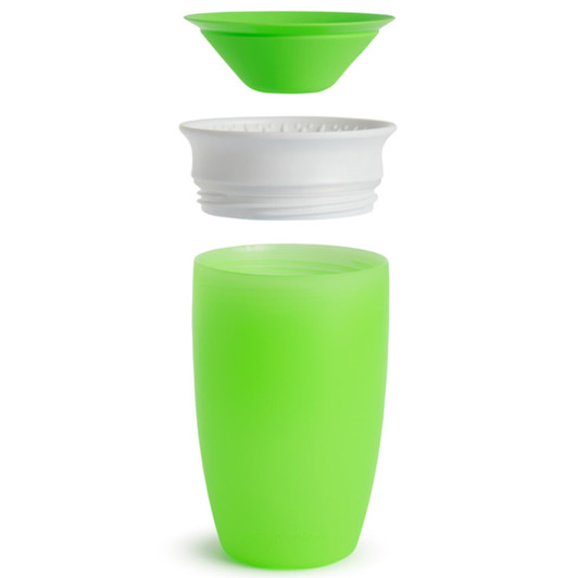 Munchkin Miracle 360 Sippy Cup Spill proof For Ages 12+ months 296ml - Green