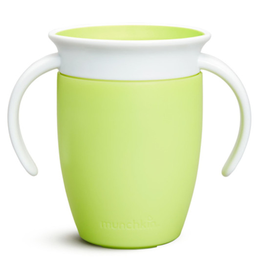 Munchkin Miracle 360° Trainer Sippy Cup with Handles For 6+ months 207ml - Green