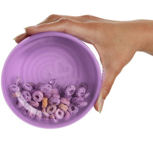 Munchkin Love A Bowls Set with Lids and 2 Soft Tip Spoons For 6+ months Toddler