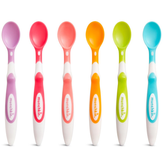 Munchkin Soft Tip Infant Spoons Pack of 6 For 3+ months Baby