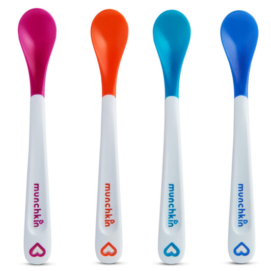 Munchkin White Hot Safety Spoons Pack of 4