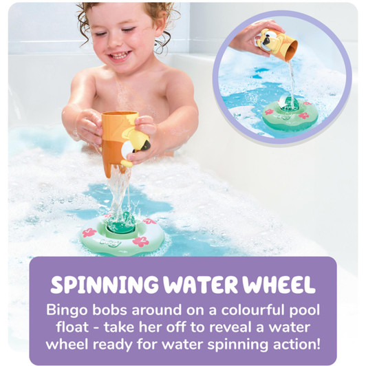 Tomy Toomies Bluey Splash & Float Bingo Bath Toy For 18m+ Kids
