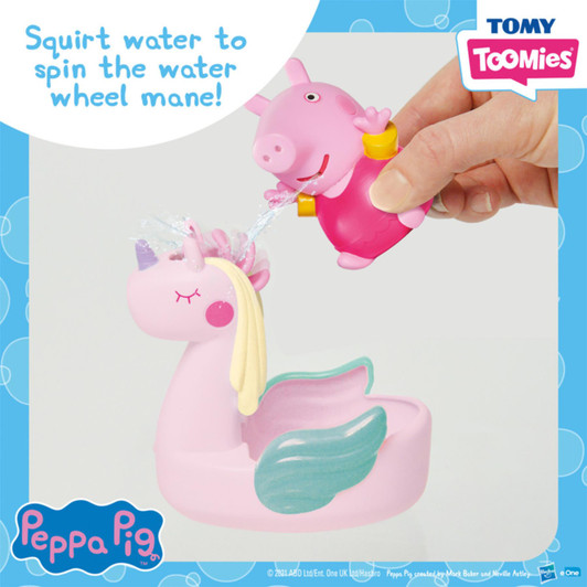 Tomy Toomies Peppa Pig Soft-Touch Bath Toys Set Pack of 5 For 18m+ Kids