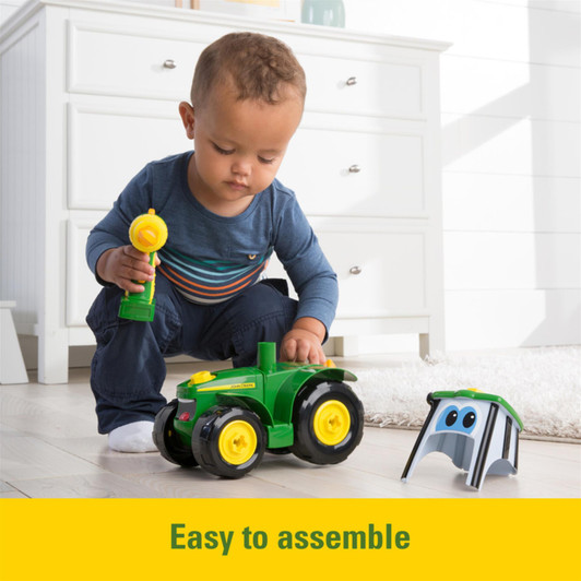 Tomy John Deere Build A Johnny Tractor Toy with Drill