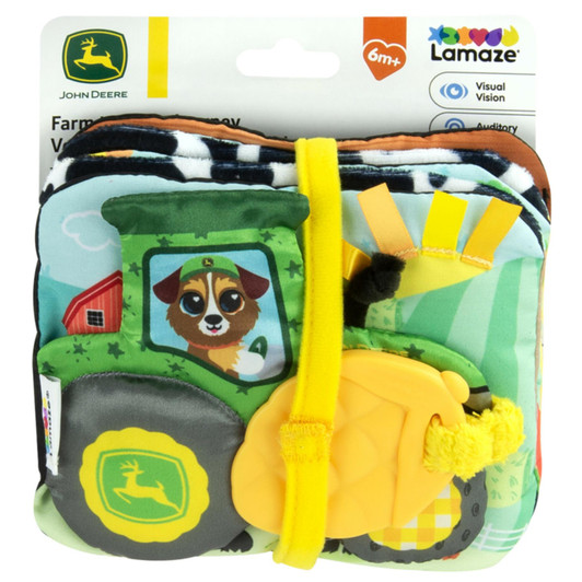 Lamaze John Deere Farm To Table Journey Soft Book Discovery Toy For 6m+ Kids