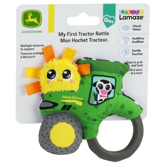 Lamaze John Deere My First Tractor Rattle Toy For 0m+ Kids