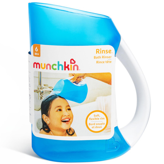 Munchkin Shampoo Rinser with Easy-Grip Handle and Soft Flexible Rim For 6m+ Kids