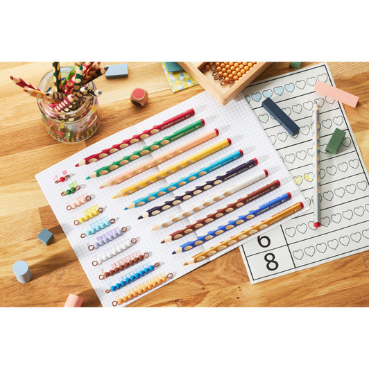 Stabilo Ergonomic Colouring Pencil Easycolors Right-Handed Pack Of 24