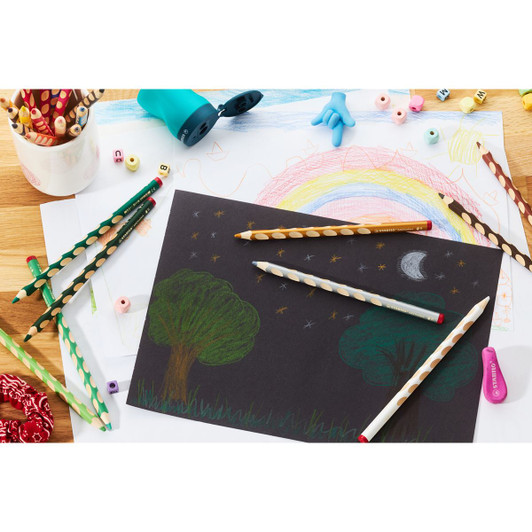 Stabilo Ergonomic Colouring Pencil Easycolors Right-Handed Pack Of 24