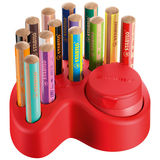 Stabilo Multi-Talented Pencil Woody 3 In 1  - 15pk Assorted Colours