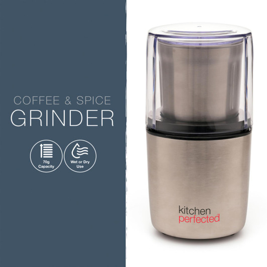 Lloytron E5610SS KitchenPerfected Stainless Steel Spice and Coffee Grinder