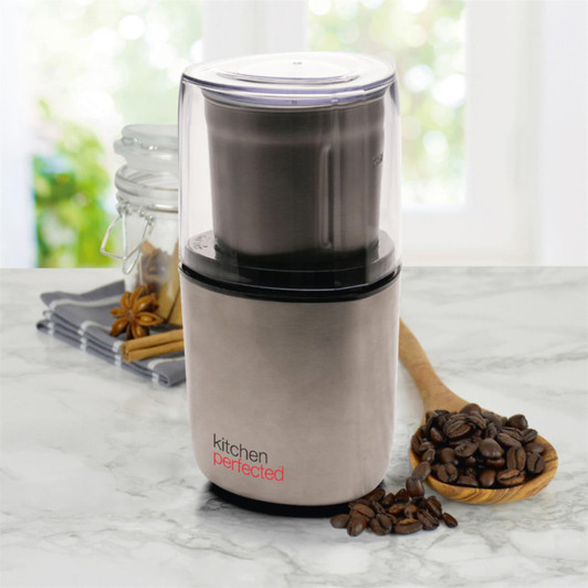 Lloytron E5610SS KitchenPerfected Stainless Steel Spice and Coffee Grinder